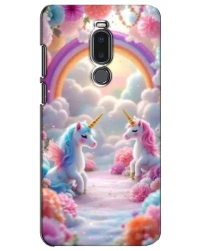 Чохол для Meizu Note 8 з картинкою «Веселка і єдинороги» Чохол для Meizu Note 8 з картинкою «Веселка і єдинороги»