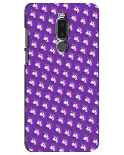 Чохол для Meizu Note 8 з картинкою «Єдинороги на фіолетовому»