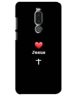 Чохол для Meizu Note 8 з картинкою «Серце - Jesus»