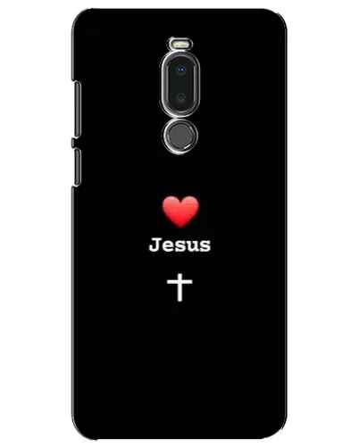 Чехол для Meizu Note 8 с картинкой «Сердце - Jesus»