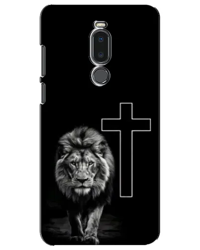 Чехол для Meizu Note 8 с картинкой «Лев и Крест»