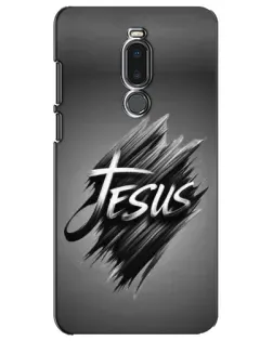 Чехол для Meizu Note 8 с картинкой «Надпись Jesus Graffiti»