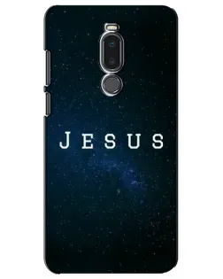 Чехол для Meizu Note 8 с картинкой «Звездное небо Jesus»