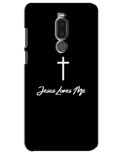 Чехол для Meizu Note 8 с картинкой «Иисус любит тебя»