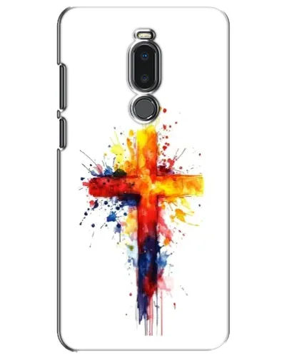 Чехол для Meizu Note 8 с картинкой «Акварельный крест»
