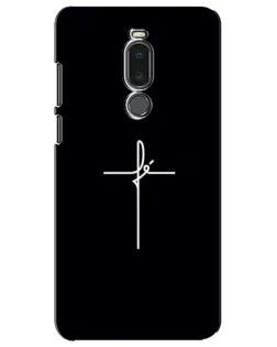 Чехол для Meizu Note 8 с картинкой «Тонкий крест»