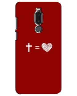 Чехол для Meizu Note 8 с картинкой «Уравнение любви»