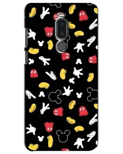 Чохол для Meizu Note 8 з картинкою «Графічний принт лапок»