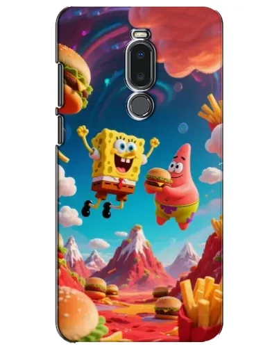 Чехол для Meizu Note 8 с картинкой «Космический фастфуд»
