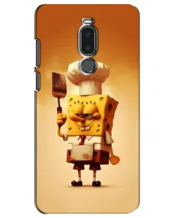 Чехол для Meizu Note 8 с картинкой «Губка Боб повар»