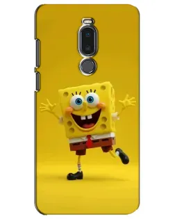Чехол для Meizu Note 8 с картинкой «Позитивный Губка Боб»