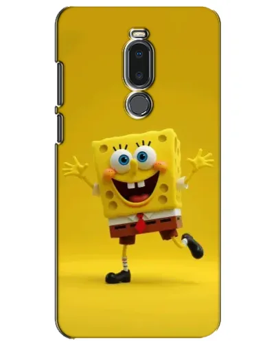 Чехол для Meizu Note 8 с картинкой «Позитивный Губка Боб»