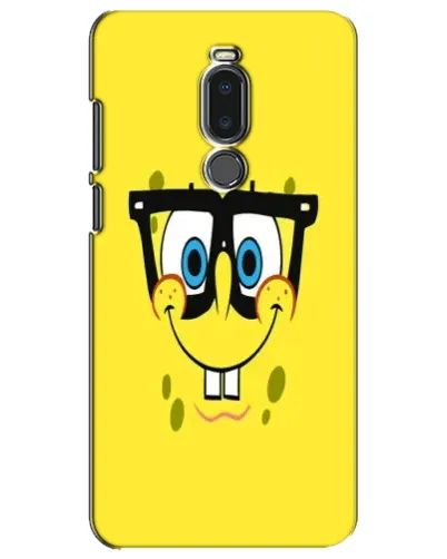 Чехол для Meizu Note 8 с картинкой «Минималистичный Спанч Боб» Чехол для Meizu Note 8 с картинкой «Минималистичный Спанч Боб»