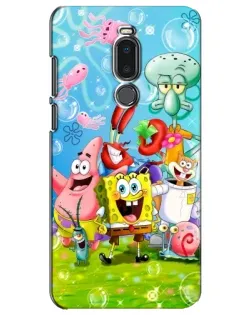 Чехол для Meizu Note 8 с картинкой «Губка Боб и друзья» Чехол для Meizu Note 8 с картинкой «Губка Боб и друзья»