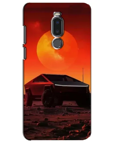 Чехол для Meizu Note 8 с картинкой «Cybertruck на Марсе»