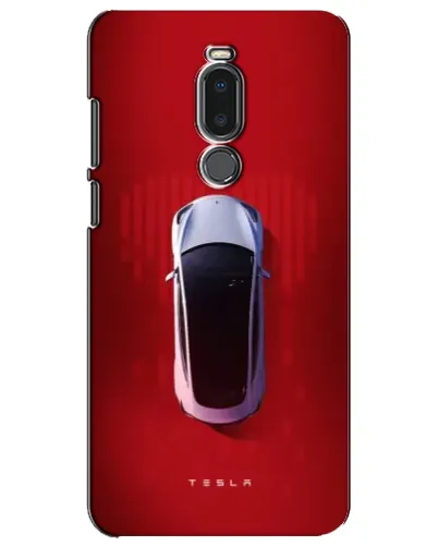 Чехол для Meizu Note 8 с картинкой «Tesla Top View»