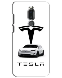 Чехол для Meizu Note 8 с картинкой «Tesla White Style»