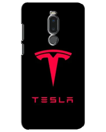 Чехол для Meizu Note 8 с картинкой «Tesla Red Logo»
