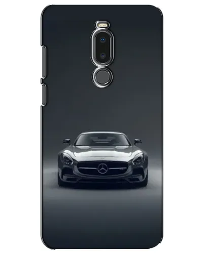 Чехол для Meizu Note 8 с картинкой «Mercedes на черном»