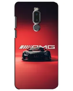 Чехол для Meizu Note 8 с картинкой «Mercedes AMG — красная линия»
