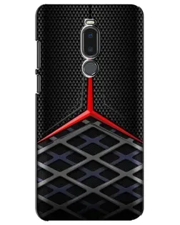 Чехол для Meizu Note 8 с картинкой «Mercedes Carbon Grid»