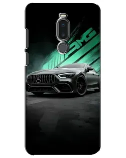 Чехол для Meizu Note 8 с картинкой «Темный Mercedes AMG»