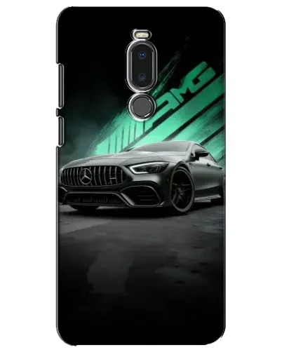 Чехол для Meizu Note 8 с картинкой «Темный Mercedes AMG»