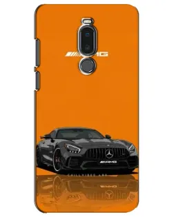 Чехол для Meizu Note 8 с картинкой «Оранжевый Mercedes AMG»