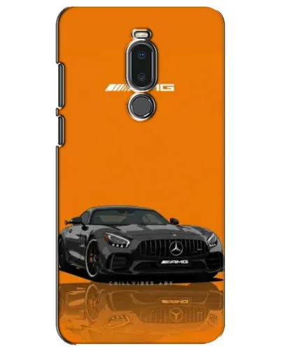 Чехол для Meizu Note 8 с картинкой «Оранжевый Mercedes AMG»