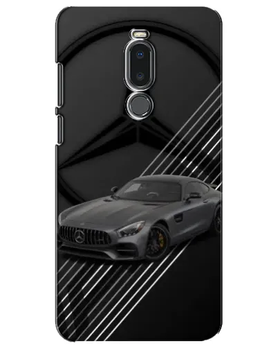Чехол для Meizu Note 8 с картинкой «Mercedes AMG — графика»