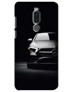 Чехол для Meizu Note 8 с картинкой «Свет фар Mercedes»
