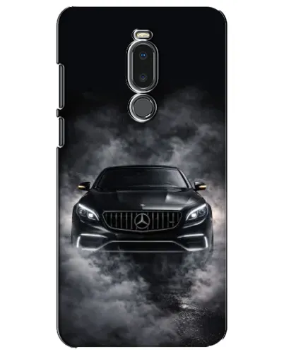 Чехол для Meizu Note 8 с картинкой «Mercedes в дыму»