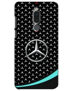 Чехол для Meizu Note 8 с картинкой «Mercedes — бирюзовый акцент»