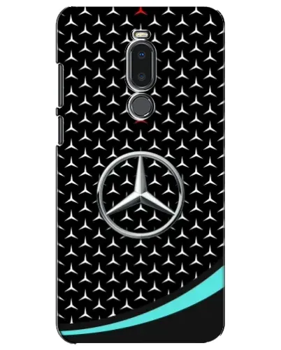 Чехол для Meizu Note 8 с картинкой «Mercedes — бирюзовый акцент»