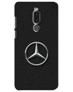 Чехол для Meizu Note 8 с картинкой «Карбоновый Mercedes стиль»