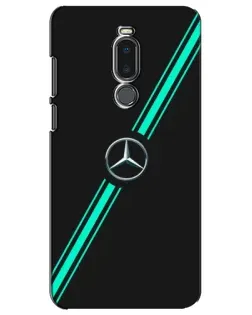 Чехол для Meizu Note 8 с картинкой «Спортивные линии Mercedes»