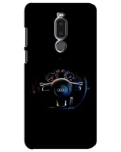 Чехол для Meizu Note 8 с картинкой «Салон Audi — руль»