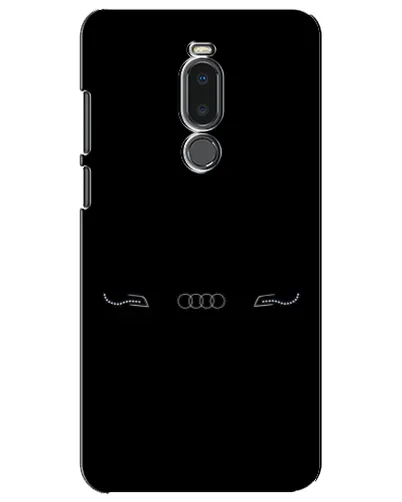 Чехол для Meizu Note 8 с картинкой «Audi — световой подпись»