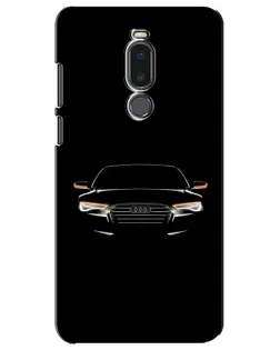 Чехол для Meizu Note 8 с картинкой «Audi — ночной контур»