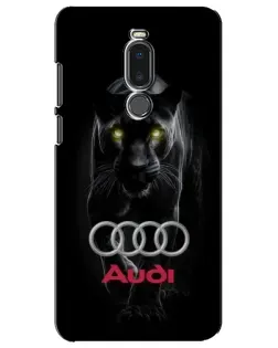 Чехол для Meizu Note 8 с картинкой «Пантера и Audi»