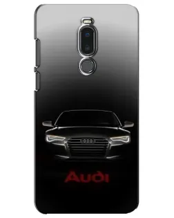 Чехол для Meizu Note 8 с картинкой «Audi — градиентный контур»
