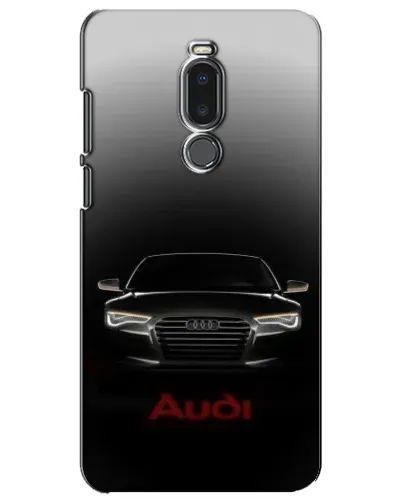 Чехол для Meizu Note 8 с картинкой «Audi — градиентный контур»