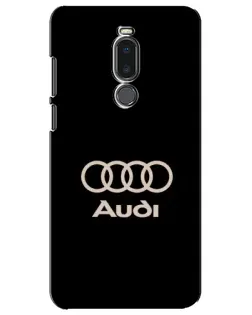 Чехол для Meizu Note 8 с картинкой «Audi — золотой логотип»