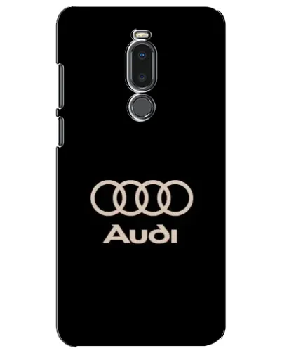 Чехол для Meizu Note 8 с картинкой «Audi — золотой логотип»