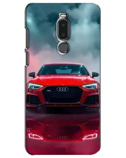 Чехол для Meizu Note 8 с картинкой «Audi RS — красный стиль»