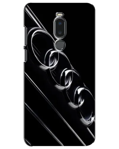 Чехол для Meizu Note 8 с картинкой «Audi — абстрактные кольца»