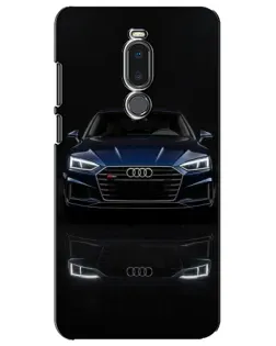 Чехол для Meizu Note 8 с картинкой «Audi — ночное отражение»