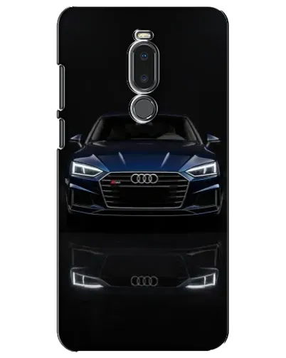 Чехол для Meizu Note 8 с картинкой «Audi — ночное отражение»