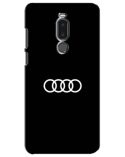 Чехол для Meizu Note 8 с картинкой «Audi White Logo»