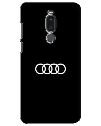 Чехол для Meizu Note 8 с картинкой «Audi White Logo»